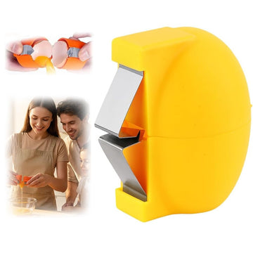 New Egg Shell Opener Egg Cracker Tool Stainless Steel, Multifunctional Egg Shell Opener for Raw Or Hard-Boiled Eggs, Kitchen Gadget for Cooking Baking (Yellow) CLRZOL Au supplements