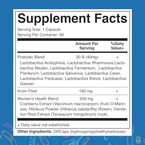 Vitamatic Vaginal Probiotics 20 Billions for Women pH Balance & Odor Control Vitamatic Au supplements