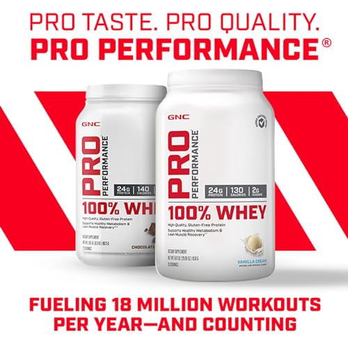 GNC Pro Performance 100 Whey Protein - Banana Cream 1.86 lbs. GNC Au supplements
