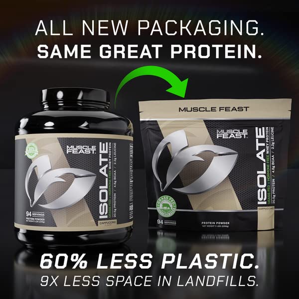 Muscle Feast Grass-Fed Whey Protein Isolate, All Natural Hormone Free Pasture Raised Muscle Feast Au supplements