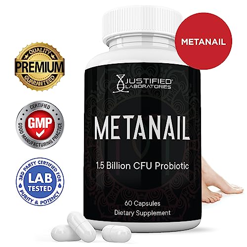 Justified Laboratories (2 Pack) Metanail 1.5 Billion CFU Probiotic Nail Support 120 Capsules Justified Laboratories Au supplements