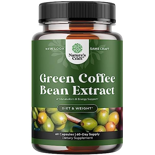 Pure Green Coffee Bean Extract Supplement – Best for Weight Loss Appetite Suppressant Natures Craft Au supplements