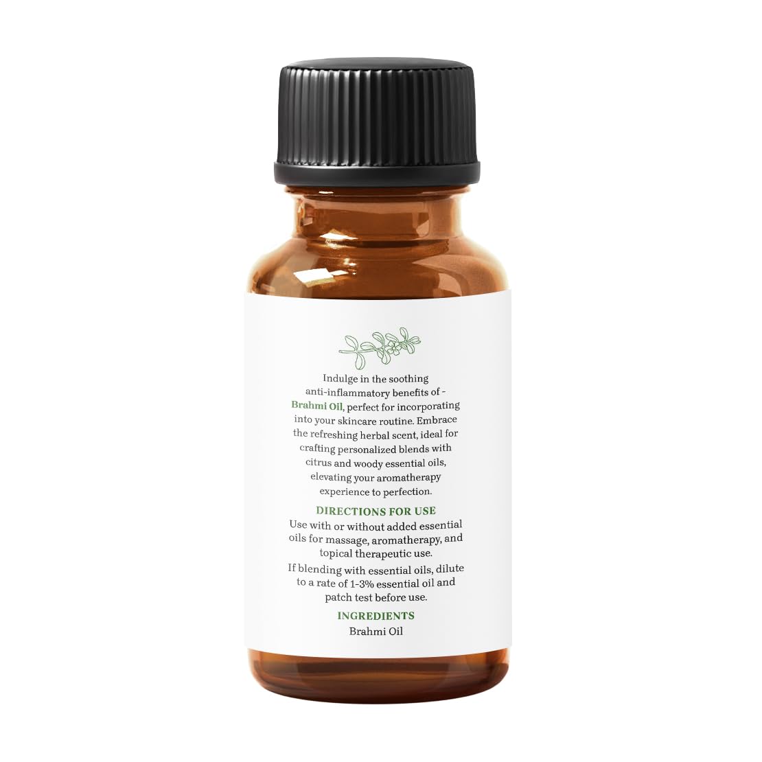 Essential Delights Brahmi Oil - Premium Undiluted Carrier Oil (1 oz) | for Skin, Face, Body, Hair Revitalization Essential Delights Au supplements