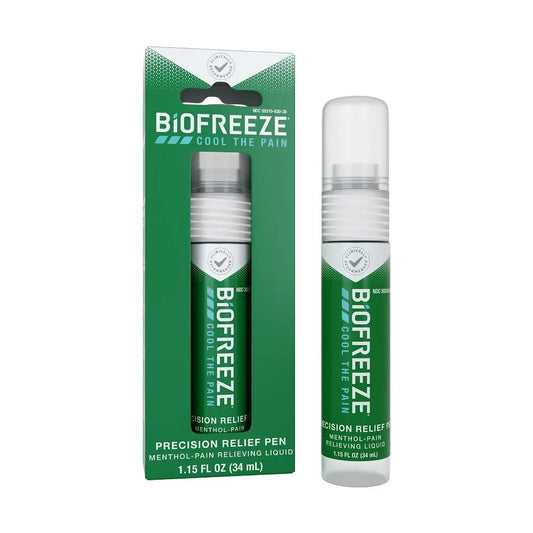 Biofreeze Precision Pain Relief Pen, Arthritis Pain Reliever, Mess-Free Cooling Joint Pain Relief, Menthol Pain Relief Liquid 1.15 Fl Oz BiofreezeAU supplements