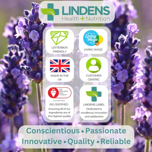 Lindens 500mg Magnesium Tablets | 90s 1-a-Day | Made in The UK | Tiredness, Muscle Lindens Au supplements