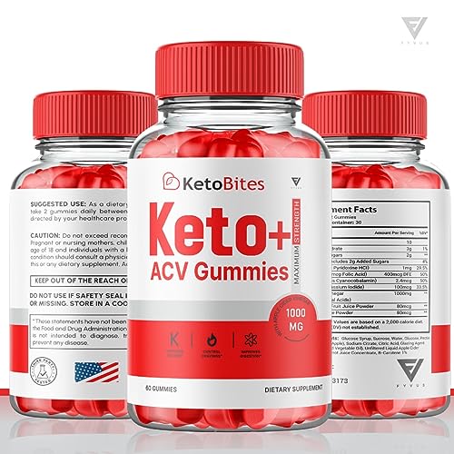 (3 Pack) Keto Bites ACV Gummies, KetoBites Keto ACV Gummies Advanced Weight Loss Fyvus Au supplements