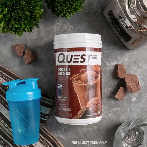 Quest Nutrition Chocolate Milkshake Protein Powder, 22g Protein, 2g Net Carbs, 1g Sugar Quest Nutrition Au supplements