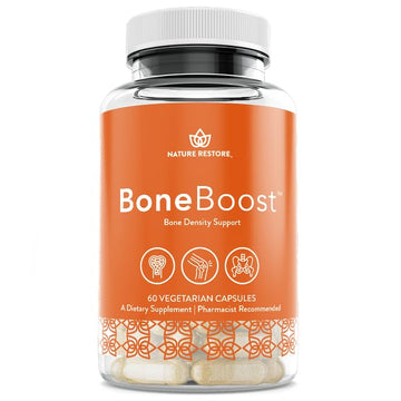 Nature Restore BoneBoost, Natural Bone Health Supplement, 60 Capsules, Manufactured in USA, Non GMO, Gluten Free Nature Restore Au supplements