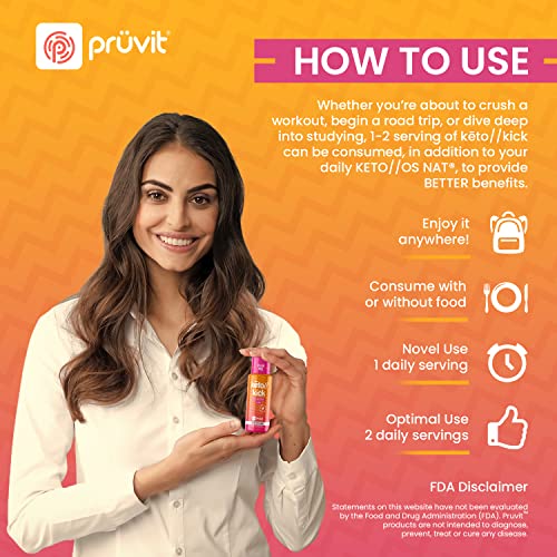 Pruvit Keto Kick Strawberry Kiwi Exogenous Ketones Exalt The Benefits of Natural Slim PRÜVIT Au supplements