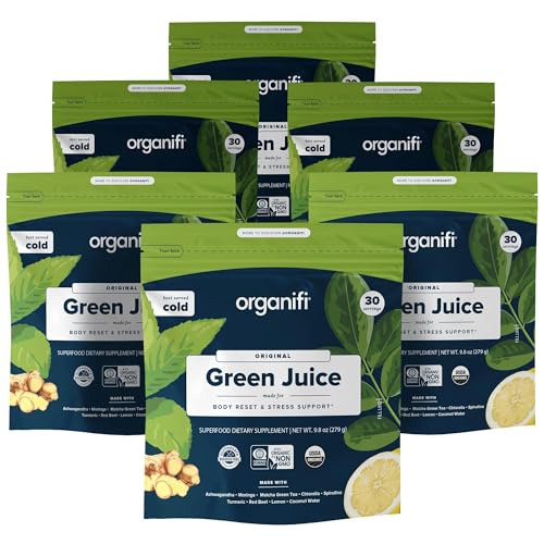 Organifi Green Juice - Organic Superfood Powder - 180-Day Supply - Organic Vegan Green Organifi Au supplements