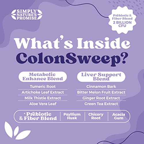 Simply Nature's Promise - ColonSweep Psyllium Husk Powder Colon Cleanser, 8 oz. COLON SWEEP Au supplements