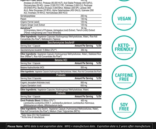 ONNIT Total Gut Health - Complete Probiotics & Digestive Enzyme Supplement ONNIT Au supplements
