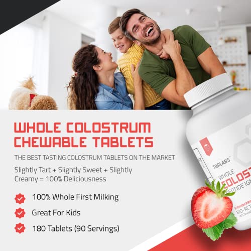 Bovine Colostrum Chewable Tablets - TBR Labs - with Immunoglobulins and Lactoferrin TBR Labs Au supplements
