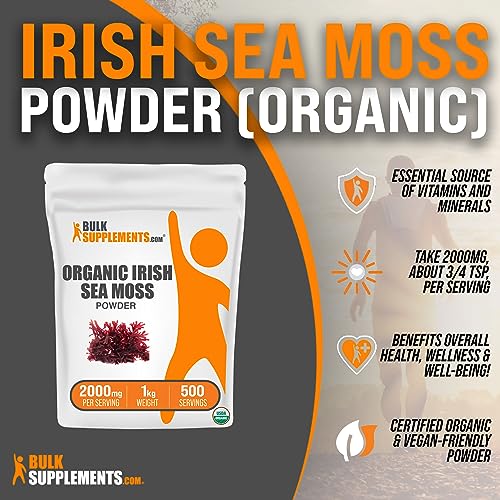 BULKSUPPLEMENTS.COM Organic Irish Sea Moss Powder - Sea Moss Supplement BULKSUPPLEMENTS.COM Au supplements