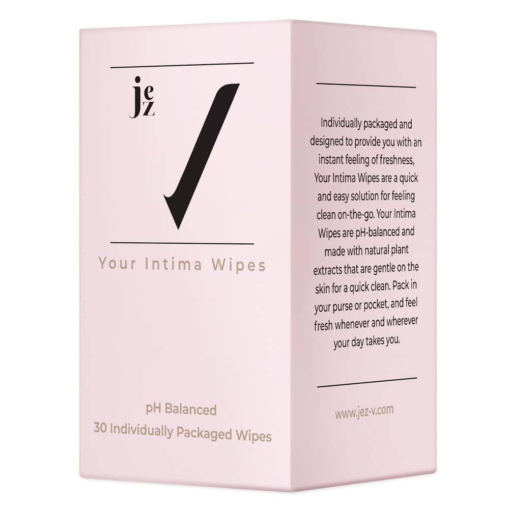 Jez Your Intima Wipes 30-Pack - Women's Feminine Care, Hygiene Products On the Go JEZ Au supplements
