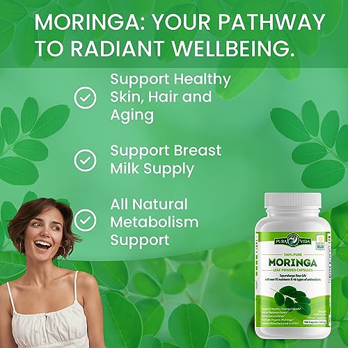 PURA VIDA Moringa Capsules Single Origin Moringa Powder Organic. Moringa Leaf PURA VIDA MORINGA Au supplements