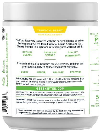 SHIFTED Whey Protein Isolate Protein Powder Post Workout Recovery Drink Mix SHIFTED Au supplements