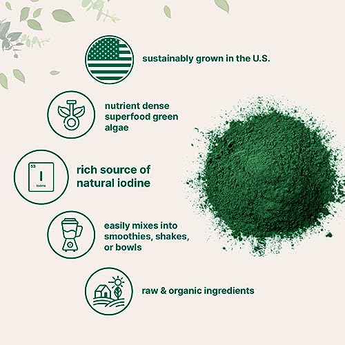 Organic Kelp Powder Supplement, 2lbs | Sustainably US Grown, Raw Ascophyllum Nodosum Micro Ingredients Au supplements
