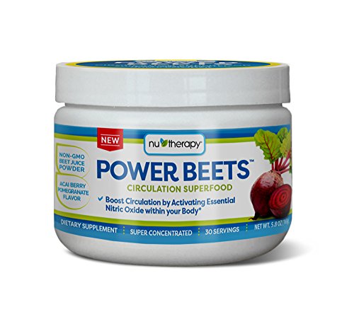 Nu-Therapy Power Beets - Super Concentrated Circulation Superfood - Dietary Supplement SlimFastUS supplements