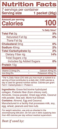 Dr. Kellyann Keto Chocolate Almond Shakes - 100% Grass Fed Collagen Protein by Bone Dr. Kellyann Au supplements