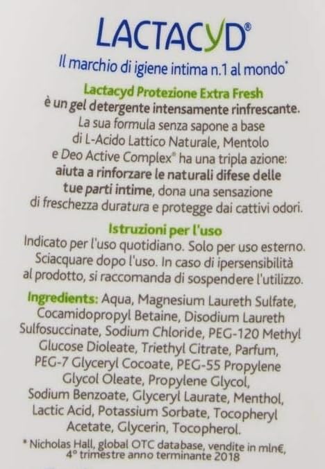 intimate wash fresh 200 ml by Lactacyd Lactacyd Au supplements