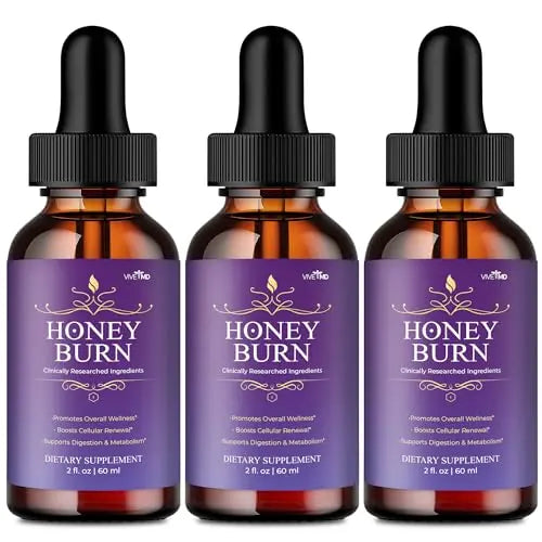 Honey Burn Weight Loss Drops - Official Formula - Premium Quality Honey Drops Boost VIVE MD uk supplements