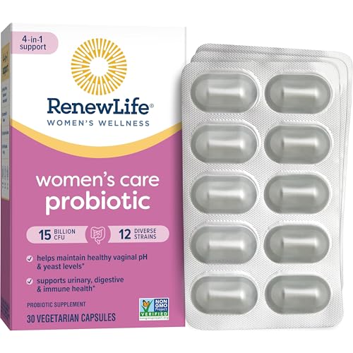 Renew Life Women's Probiotic Capsules, Supports pH Balance for Women, Vaginal, Urinary Renew Life Au supplements