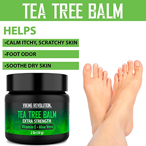 Viking Revolution Tea Tree Oil Cream - Super Balm Athletes Foot Cream - for Eczema Viking Revolution Au supplements