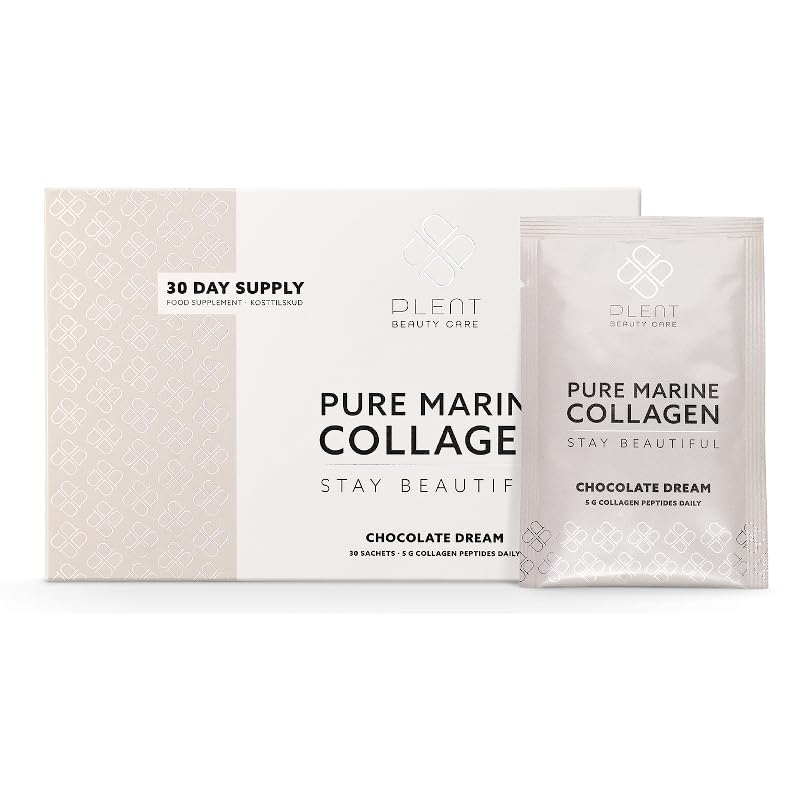 Plent Pure Marine Collagen Chocolate Dream - Stay Beautiful - 5G Collagen Peptides Daily Plent Au supplements