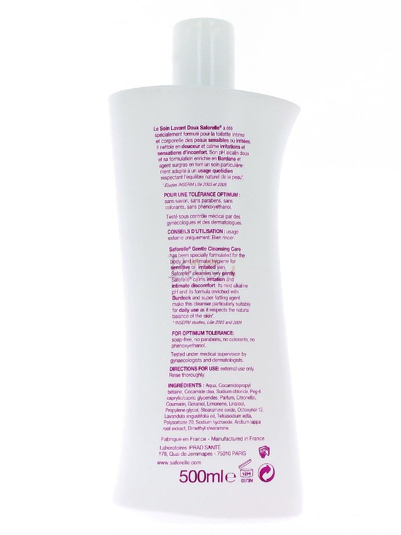 Saforelle Gentle Cleansing Care 2X250ml Saforelle Au supplements