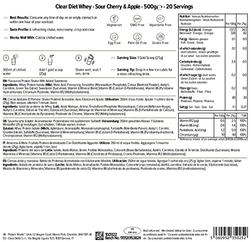 Protein Works - Clear Diet Whey Protein Isolate Powder | Refreshing High Protein Drink THE PROTEIN WORKS Au supplements