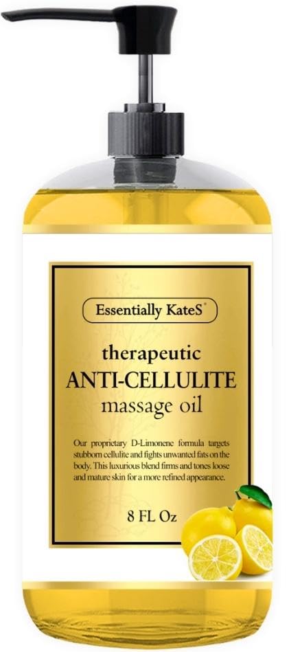 Essentially KateS Anti Cellulite Massage Oil 8 Fl Oz - Helps Break Down Fat Cells in Hip Essentially KateS Au supplements