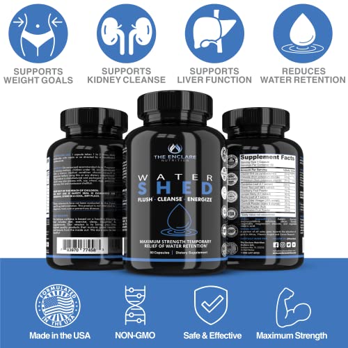 Water Pills Diuretic Water Retention, Liver Detox, Kidney Cleanse, Weight, Swelling THE ENCLARE NUTRITION Au supplements