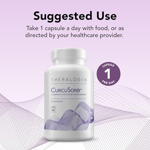 Theralogix CurcuSorb Turmeric Curcumin Supplement - 90-Day Supply - High-Absorption Theralogix Au supplements