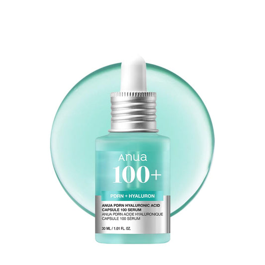Anua PDRN Hyaluronic Acid Capsule 100 Serum, Radiant Face Serum, Salmon DNA, Hyaluronic Acid, Hydration, Moisture Plumping Effect ANUAUS supplements