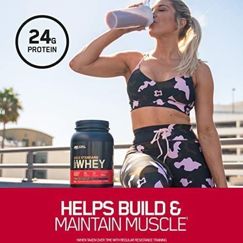 Optimum Nutrition Gold Standard 100% Whey Protein Powder, Double Rich Chocolate Optimum Nutrition Au supplements
