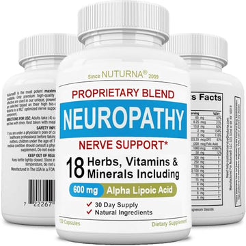 Neuropathy Support Supplement with 600 mg Pure Alpha Lipoic Acid Nuturna Au supplements