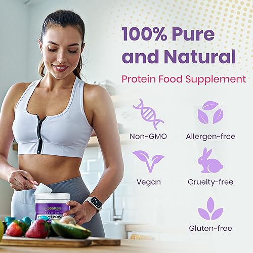JeaKen - Unflavored Collagen Peptides Powder from Grass-Fed Bovine Sources - Sugar-Free Hydrolyzed Collagen JeaKen Au supplements