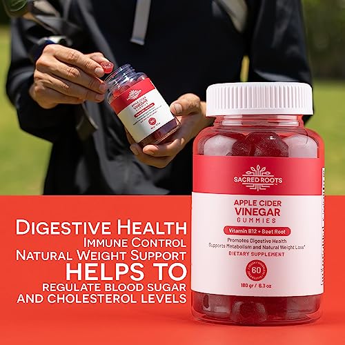 Sacred Roots Sugar-Free, Apple Cider Vinegar Gummies, 60 Gummies – Supports Healthy Sacred Roots Au supplements