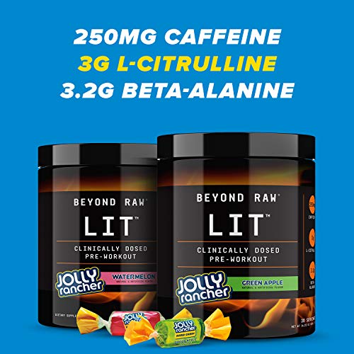 BEYOND RAW LIT | Clinically Dosed Pre-Workout Powder | Contains Caffeine, L-Citruline BEYOND RAW Au supplements