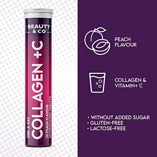 Collagen Effervescent - Marine Collagen & Vitamin C (2 Tubes) Beauty & Co Au supplements