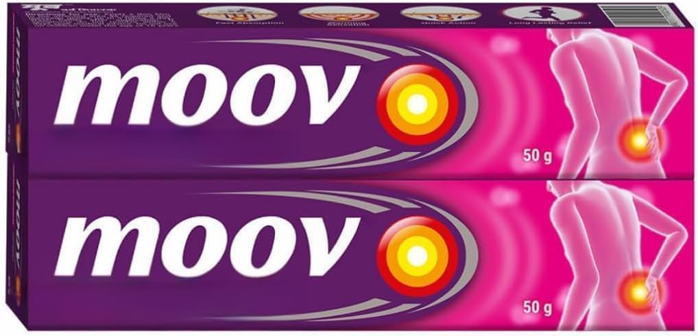 Moo.v Ayurvedic Body Massage Cream – 50g (Pack of 2) | Herbal Formula for Post-Workout Care & Everyday Use Generic Au supplements