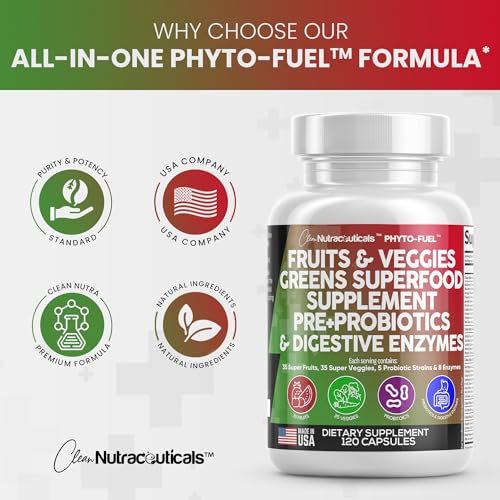 Fruits and Veggies Supplement Reds & Green Superfood - A Natural Balan Clean Nutraceuticals Au supplements