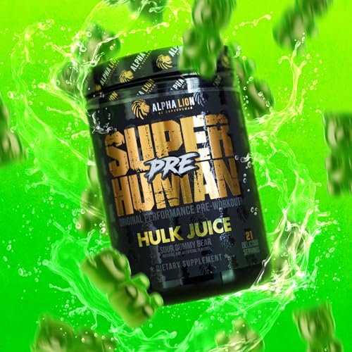 ALPHA LION Superhuman Pre Workout Powder, Beta Alanine, L-Taurine & Tri-Source Caffeine ALPHA LION Au supplements