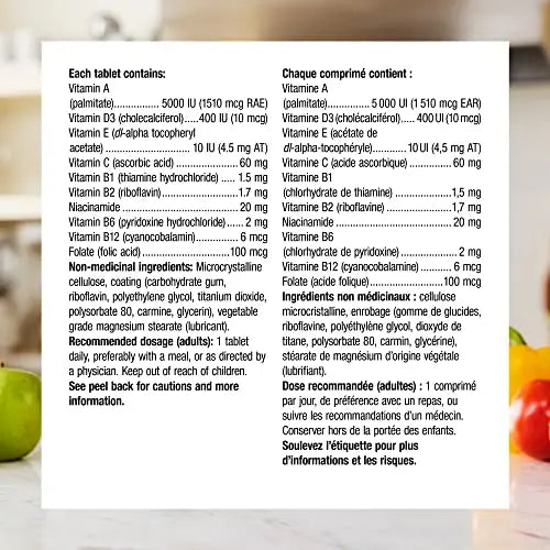 Multi-Vitamin with Vitamin E (dl-Alpha Tocopheryl Acetate) - 100 ta. Webber Naturals Au supplements