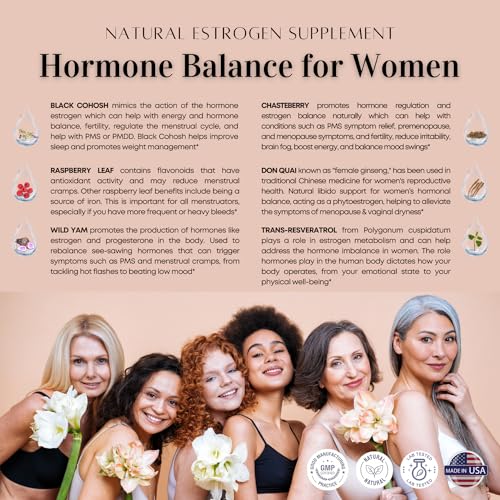 Womens Hormone Balance Supplement for Mood Swings, Hot Flashes Menopause Relief HERBAL HOT Au supplements