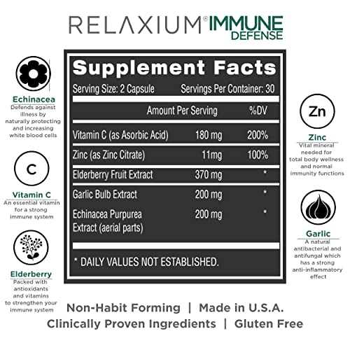 Relaxium Immune Defense, Powerful Immune Support Supplement, Immunity Relaxium Au supplements